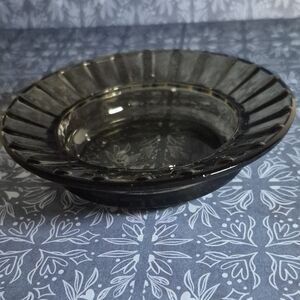 Vintage 4.5" Round Clear Glass Ashtray *MADE IN THE USA*